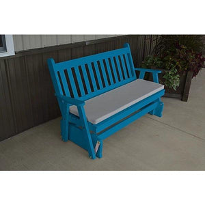 Yellow Pine Traditional English Style Glider - The Charming Bench Company