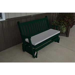 Yellow Pine Traditional English Style Glider - The Charming Bench Company