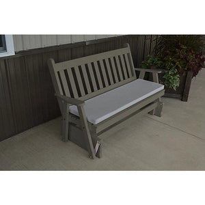 Yellow Pine Traditional English Style Glider - The Charming Bench Company