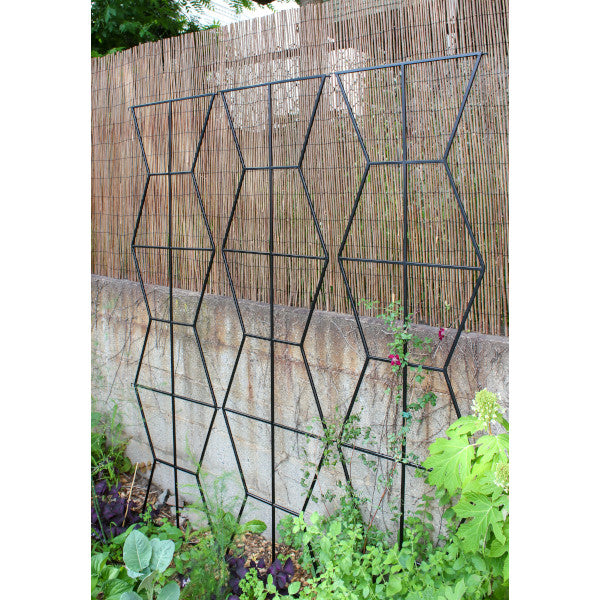 wood trellis screen Zigzag Screen Trellis